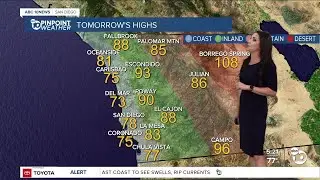 ABC 10News Pinpoint Weather with Meteorologist Megan Parry