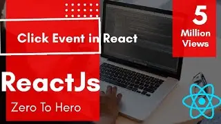 Click Event in React | React Js Tutorials For Beginners | Premium React JS Course.