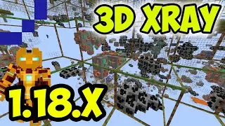 XRAY 1.18.2 minecraft - how to download & install 3D XRAY with TEXTURES 1.18.2