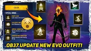 OB37 UPDATE NEXT EVO BUNDLE| FREE FIRE NEW LEGENDARY OUTFIT| FREE FIEE NEW UPDATE| 100% CONFIRM