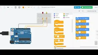 led Arduino Tinkercad Block Coding | Arduino Project