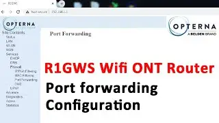 opterna router portforwarding | opterna r1gws ont wifi router