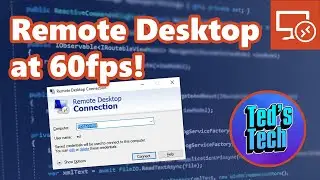 Improve Microsoft Remote Desktop RDP frame rate up to 60fps!