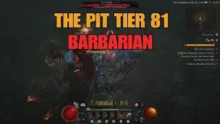 Diablo IV Season 4 Bash Barbarian Pit Tier 81