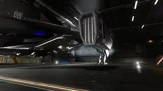 Elite Dangerous Odyssey Alliance Chieftain in hanger