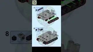 Инструкция на мини танк Tiger I из Лего Instructions for the mini tank Tiger I from of Lego #shorts