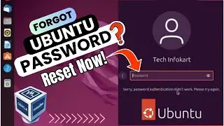 How to Reset Ubuntu Login Password in VirtualBox | Change the Root Password on Ubuntu