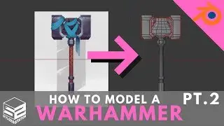 Blender 2.8 Game Asset Modeling Tutorial Series- Stylized Warhammer [PART 2]