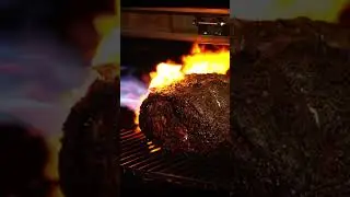 Smoked Prime Rib on a Pellet Grill #shorts #primerib #pelletgrill