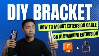 How to mount your extension cord to aluminium extrusion