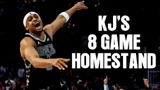 Highlights from Keldon Johnsons EIGHT GAME Homestand in San Antonio