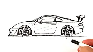 How to draw a Drift Car