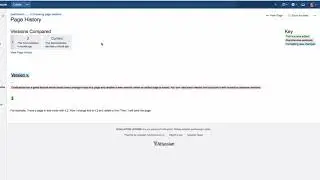 Comparing Page Versions - Learn Atlassian Confluence #33