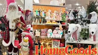 HomeGoods Christmas Decor Shopping Spree - Holiday Home Decor Tour 2024