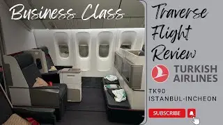 Turkish Airlines Business Class Boeing 777 Business Class Review Istanbul - Seoul