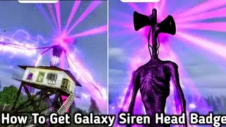 How To Get Where Am I ? Badge + Galaxy Siren Head Morphs In Siren Head Rp New Update