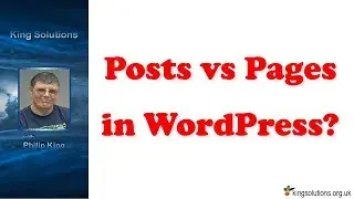 Posts vs Pages in WordPress