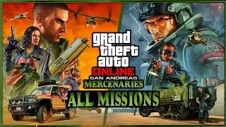 GTA ONLINE - San Andreas Mercenaries [Все задания проекта Переворот/All missions Project Overthrow]