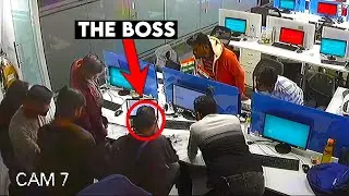 Calling a Scammer Boss By His REAL Name Live On CCTV!