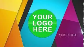 Colorful logo opener v1 title serie show intro