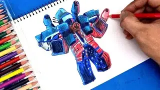 i draw titan Firework Man from Toilet Tower dfense