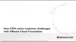 How VMware Cloud Providers solve customer challenges with VMware Cloud Foundation