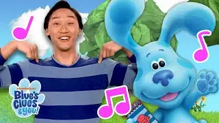 Josh & Blue Sing Head, Shoulders, Knees and Toes! 🎶 | Nursery Rhymes for Kids | Blue's Clues & You!