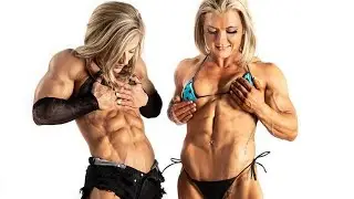 monster female 💪 bikini bodybuilder posing 😱🔥