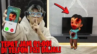 DITELFON FIZI D4JAL TEPAT JAM 01:00 TENGAH MALAM, DIA BENERAN DATANG!!! KITA 1 RUMAH DI SERANG!!!