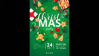 Christmas Party animation || Motion poster || After effects