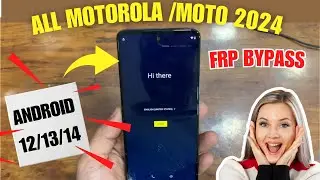 All Motorola Frp Bypass Without Pc New Method 2024 | All Moto Frp Bypass Android 12/13/14