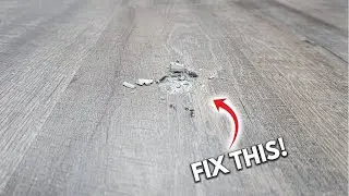 How To Fix And Replace Damaged Laminate, Vinyl Plank (LVP) Engineered Wood Flooring Like A Pro! DIY