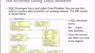 04 of 15 SQL Basics with Oracle - Data Model for sample HR database