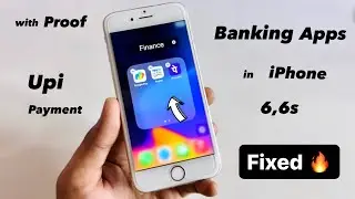 Banking apps not working in iPhone 6 - Fixed || Upi payments not working in iPhone 6,6s - Solved🔥😍