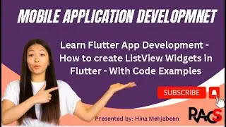 Learn Flutter App Development – How to create ListView Widget in Flutter – With Code Examples