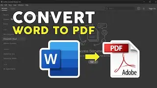 How to Convert Word to PDF