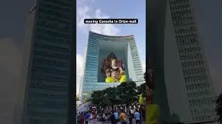 Moving Ganesha at Orion mall, Bangalore