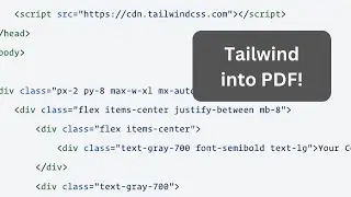 New Spatie PDF Package: Use Tailwind Styles in PDF