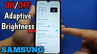 How to Turn ON/OFF Adaptive Brightness on Samsung Galaxy A02