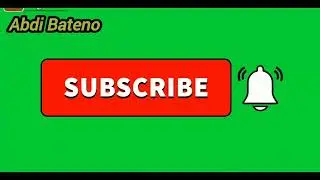 Subscribe Button Green | Green Screen Subscribe Button | Youtube Subscribe Button - 