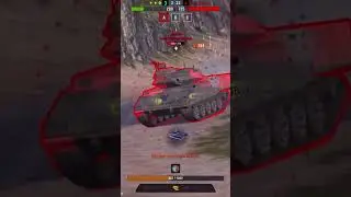 70% на ЛУЧШЕМ ЛТ который КАЧАЮТ после ребаланса попал в СЛОЖНЫЙ бой #tanksblitz #blitz #shorts