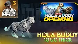 🔥 BGMI New Leopard Hola Buddy Crate Opening | Bgmi New Hola Buddy Spin | New Hola Buddy Opening Bgmi