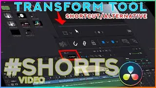 Transform Tool Tip In DaVinci Resolve #shorts