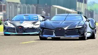 Bugatti La Voiture Noire vs Bugatti Divo - Highlands