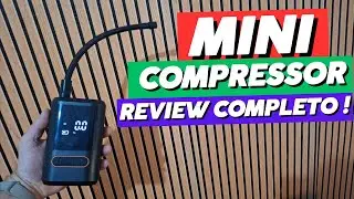 Mini Compressor De Ar portátil barato e funcional veja o review e minhas impressões