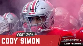 Cody Simon discusses Ohio State's 21-17 win against Nebraska