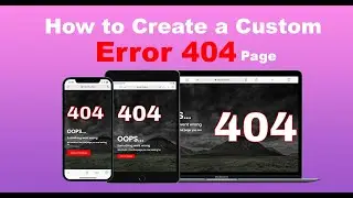 WordPress Tutorial: Design a Custom Error 404 page with Elementor | Step by Step