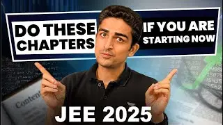 JEE 2025 - 30 Days Come Back Strategy | December 🔥