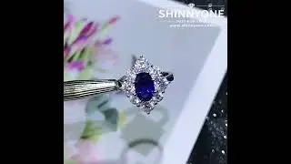 Hot🔥🔥🔥Handmade Blue Sapphire Engagement Ring-EG114