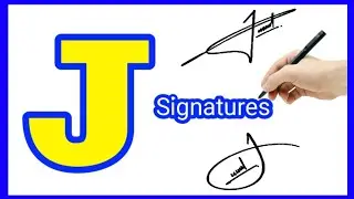 ✅ J signature style | Signature style of my name | J letter signature style